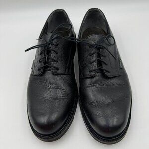 Mephisto Marlon Black Pebble Lace Up Shoes Mens Size 10.5 Durable Leather